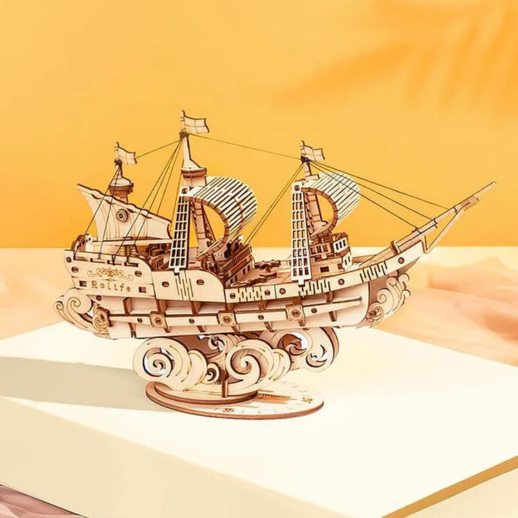 Sailing Ship 3D Wood Puzzle