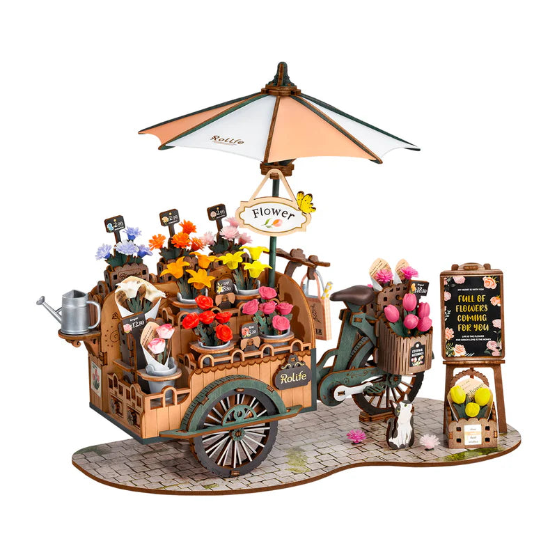 Blossom Cart 3D Wood Puzzle