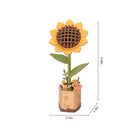 Sunflower Wooden Flower Puzzle