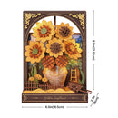 Golden Sunflower 3D Picture Frame Puzzle
