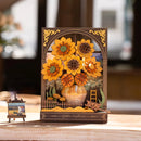 Golden Sunflower 3D Picture Frame Puzzle