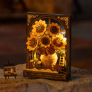 Golden Sunflower 3D Picture Frame Puzzle