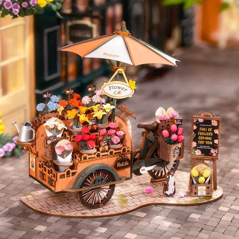 Blossom Cart 3D Wood Puzzle