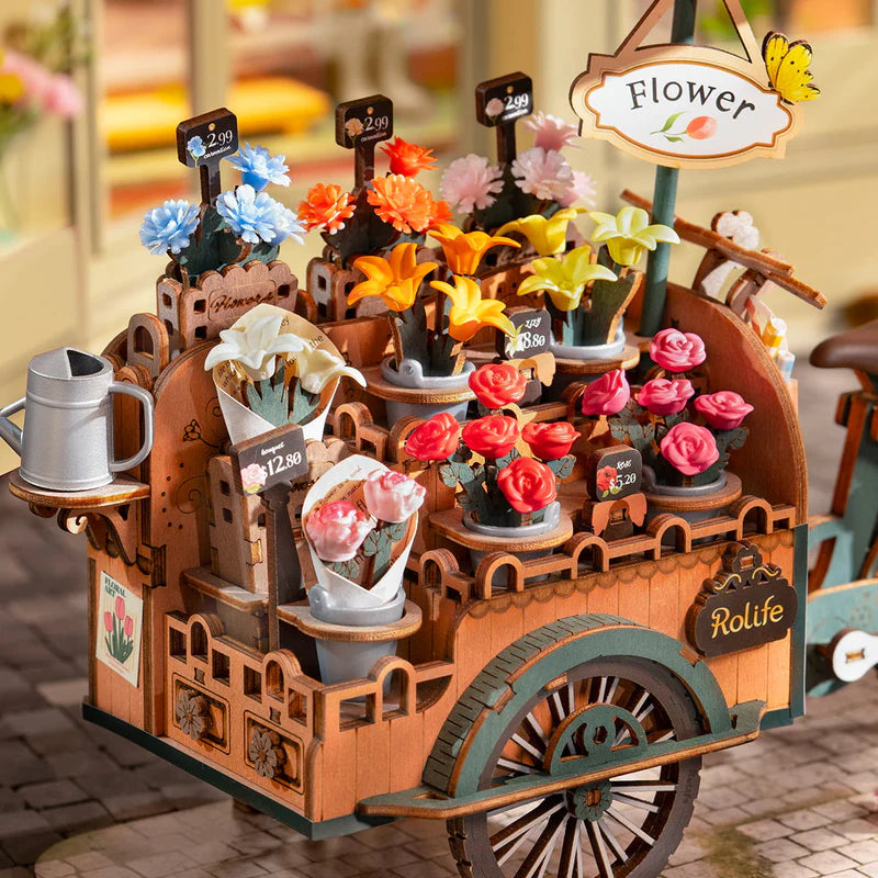 Blossom Cart 3D Wood Puzzle