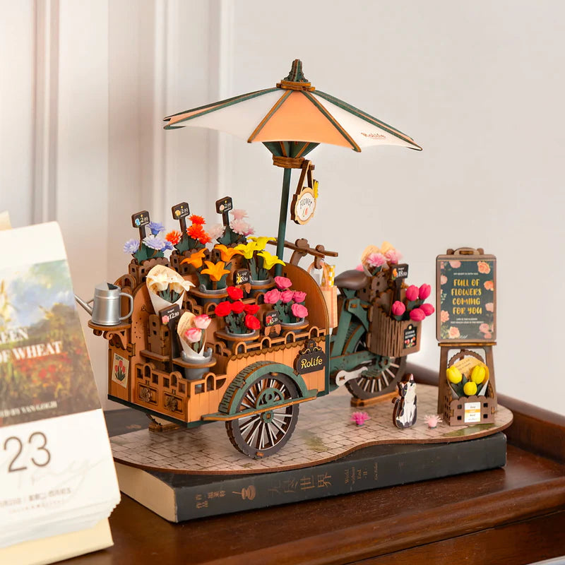 Blossom Cart 3D Wood Puzzle