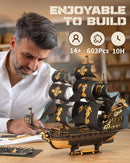 ROKR The Seahorse Barque 3D Wooden Puzzle