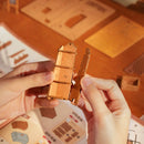 Corner Bookstore Miniature Room Kit