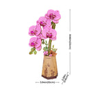 Purple Moth Orchid Wooden Flower Puzzle