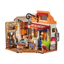 Corner Bookstore Miniature Room Kit