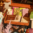 Corner Bookstore Miniature Room Kit