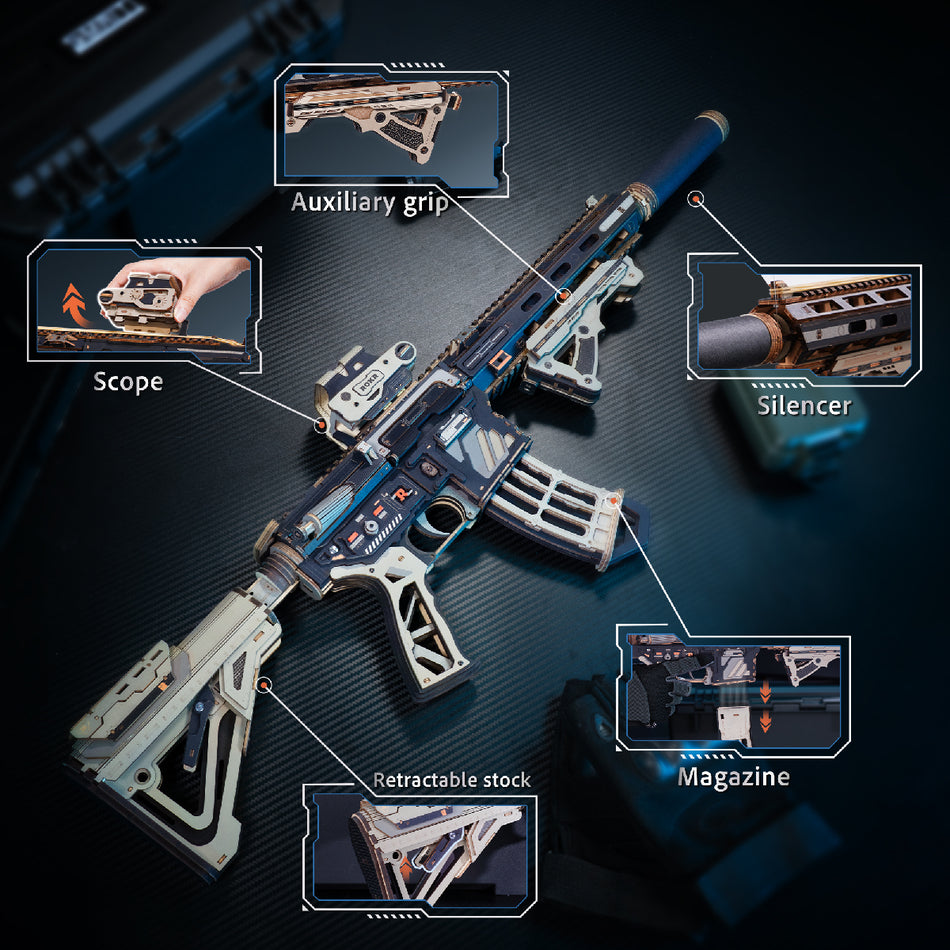 ROKR M416 Carbine Rubber Band Gun
