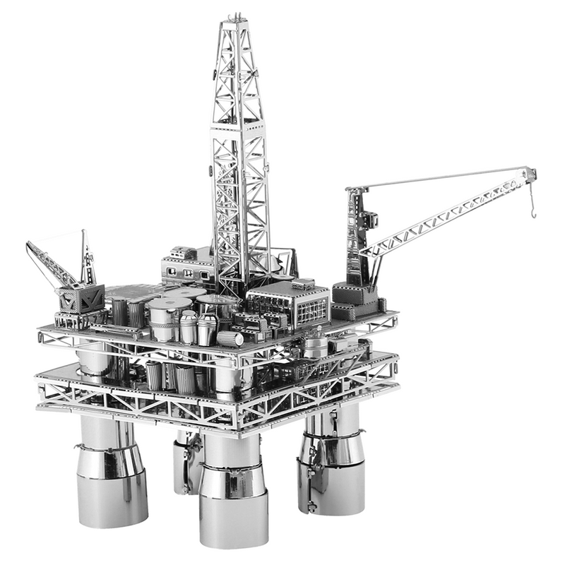 Metal Earth Off Shore Oil Rig & Oil Tanker-Metal Earth-At Play Toys
