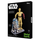Metal Earth Star Wars C-3PO & R2-D2-Metal Earth-At Play Toys