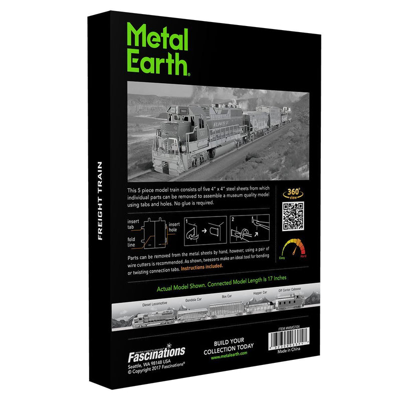 Metal Earth Freight Train Set-Metal Earth-At Play Toys