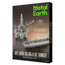 Metal Earth Off Shore Oil Rig & Oil Tanker-Metal Earth-At Play Toys
