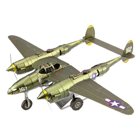 Metal Earth Premium Series P-38 Lightning-Metal Earth-At Play Toys