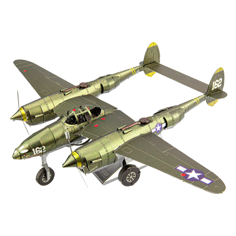 Metal Earth Premium Series P-38 Lightning-Metal Earth-At Play Toys