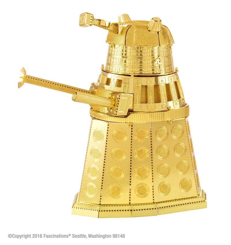 Metal Earth Doctor Who Gold Dalek-Metal Earth-At Play Toys