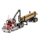 Metal Earth Premium Series Western Star Log Truck & Trailer-Metal Earth-At Play Toys