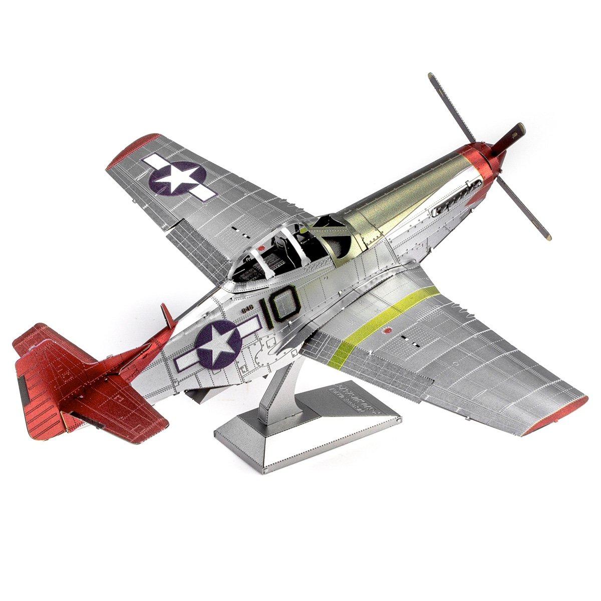 Metal Earth Premium Series Tuskegee Airmen P-51D Mustang-Metal Earth-At Play Toys