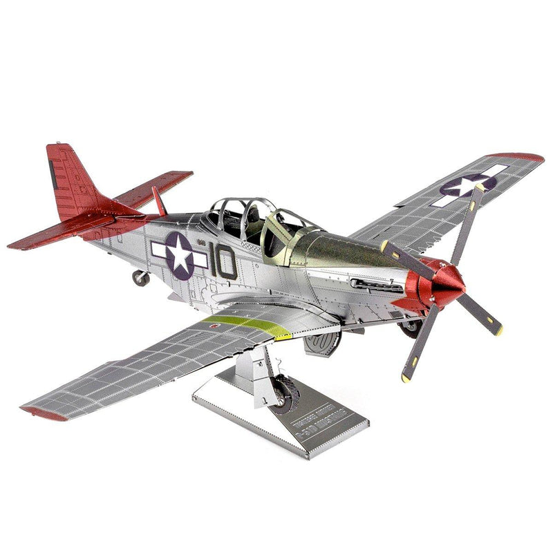 Metal Earth Premium Series Tuskegee Airmen P-51D Mustang-Metal Earth-At Play Toys