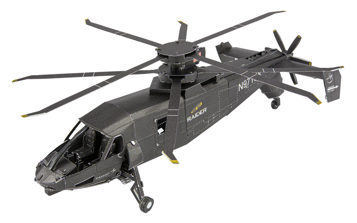 Metal Earth S-97 Raider Helicopter - At Play Toys