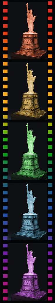 Ravensburger Statue of Liberty 3D Puzzle - Night Edition - At Play Toys