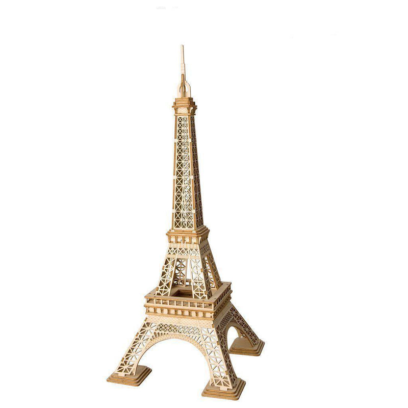 Eiffel Tower 3D Wood Puzzle-Rolife-At Play Toys