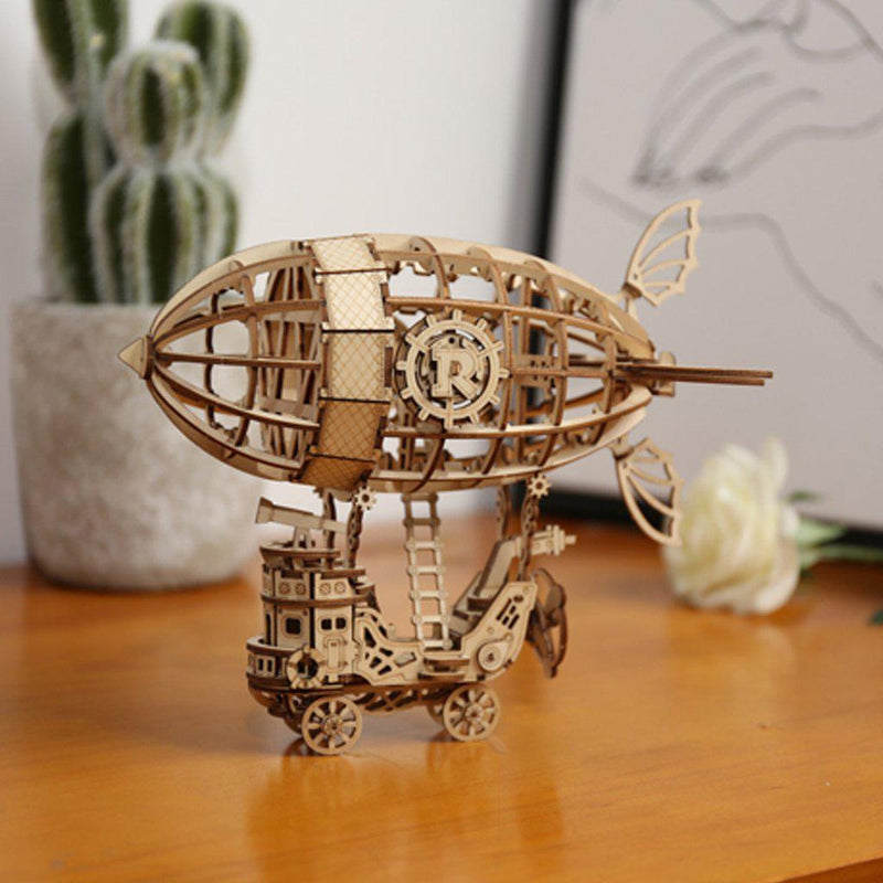 Whimsical Airship 3D Wood Puzzle-Rolife-At Play Toys