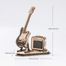 Electric Guitar 3D Wood Puzzle - At Play Toys