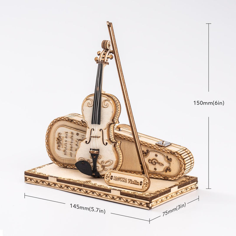 Violin 3D Wood Puzzle - At Play Toys