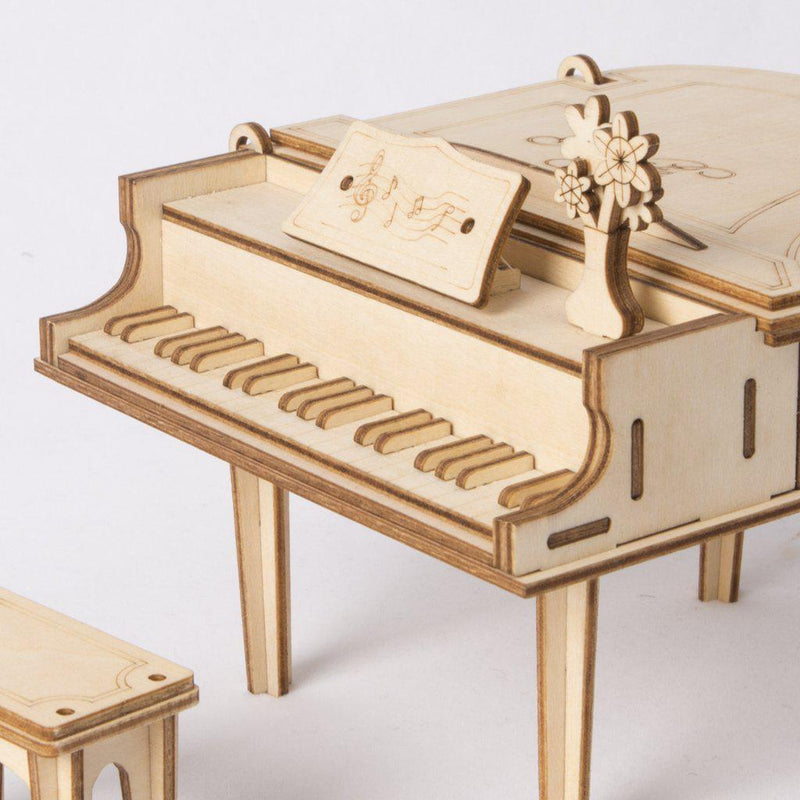 Grand Piano 3D Wood Puzzle-Rolife-At Play Toys