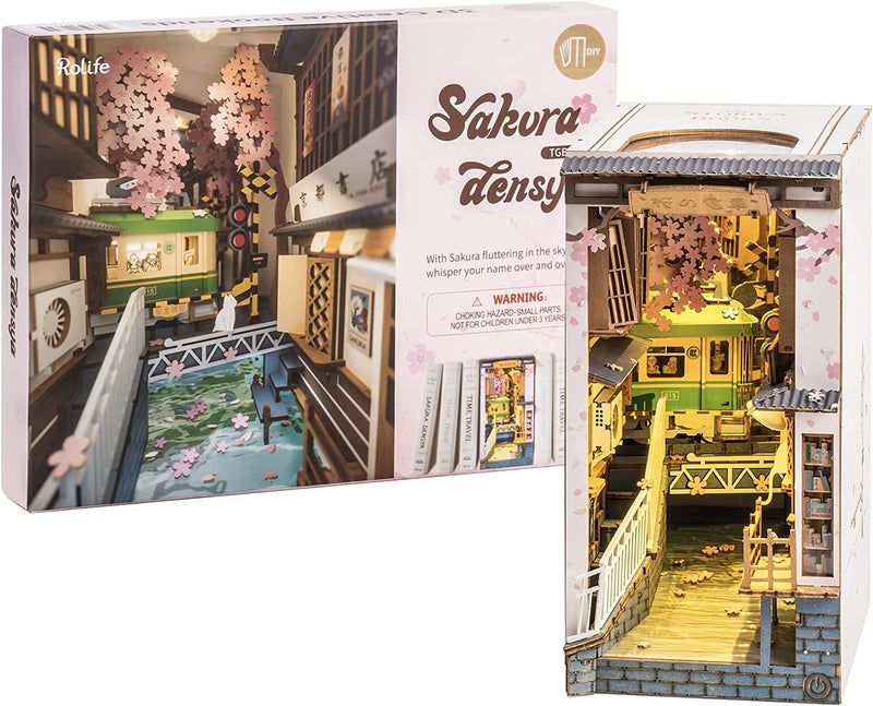 Sakura Tram Book Nook Diorama - At Play Toys