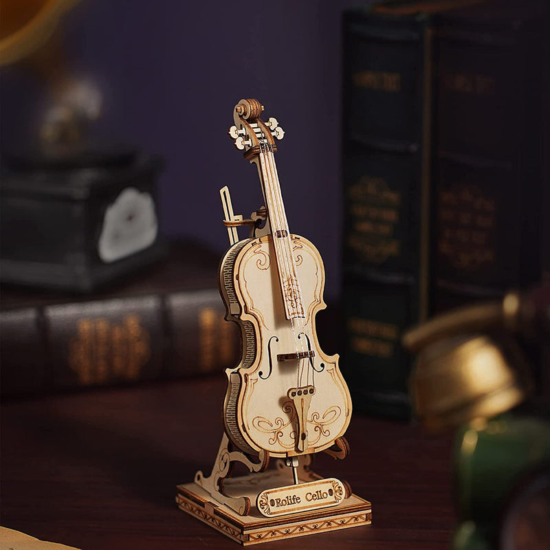 Cello 3D Wood Puzzle - At Play Toys