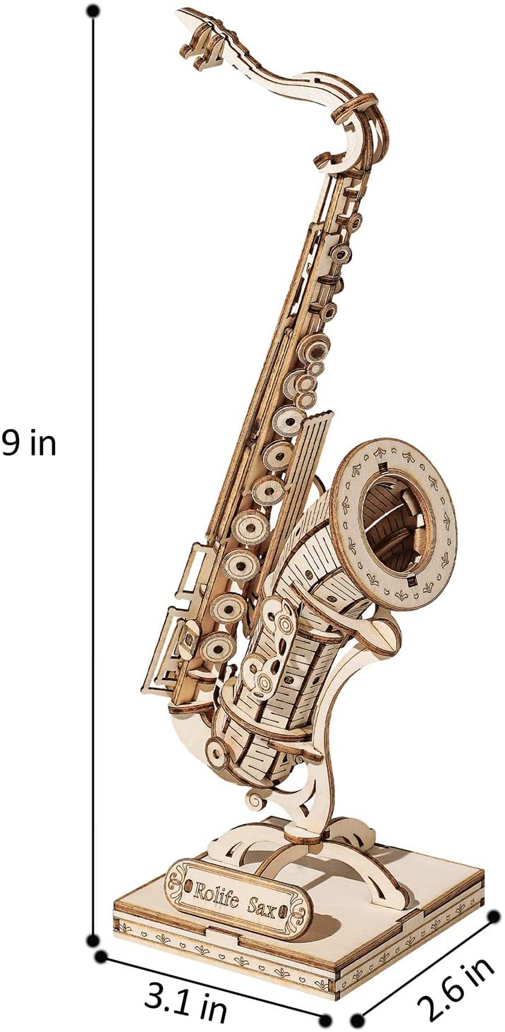 Saxophone 3D Wood Puzzle - At Play Toys