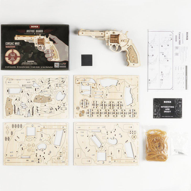 ROKR Corsac M60 Rubber Band Pistol-ROKR-At Play Toys