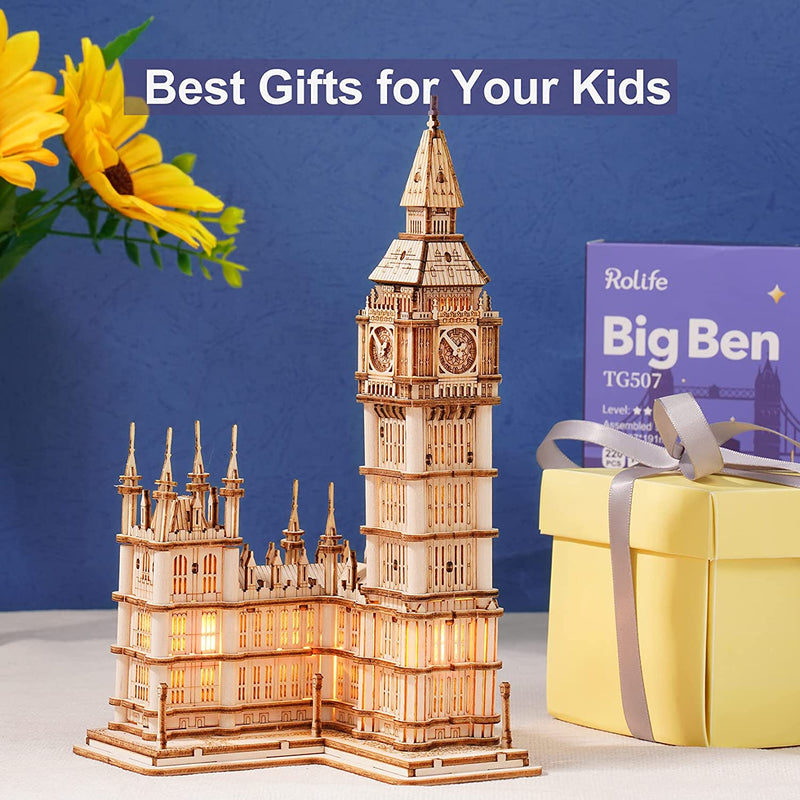 Big Ben 3D Wood Puzzle - At Play Toys
