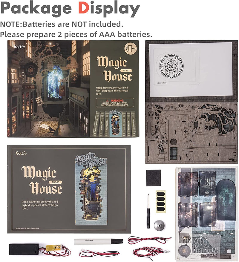 Magic House Book Nook Diorama - At Play Toys