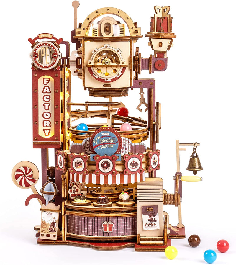 ROKR Chocolate Factory Marble Run - At Play Toys