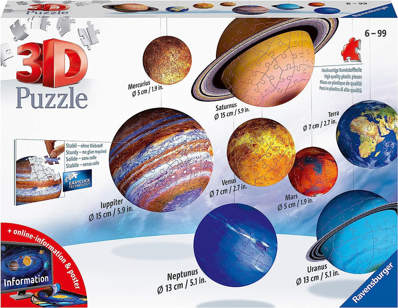 Ravensburger Solar System 3D Puzzle - At Play Toys