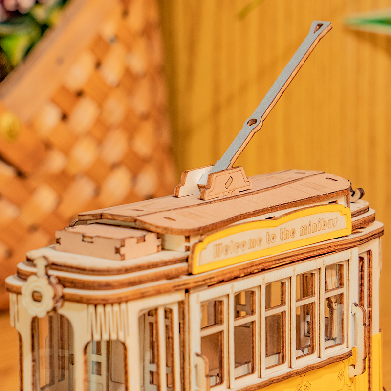Classic Trolley 3D Wood Puzzle - At Play Toys