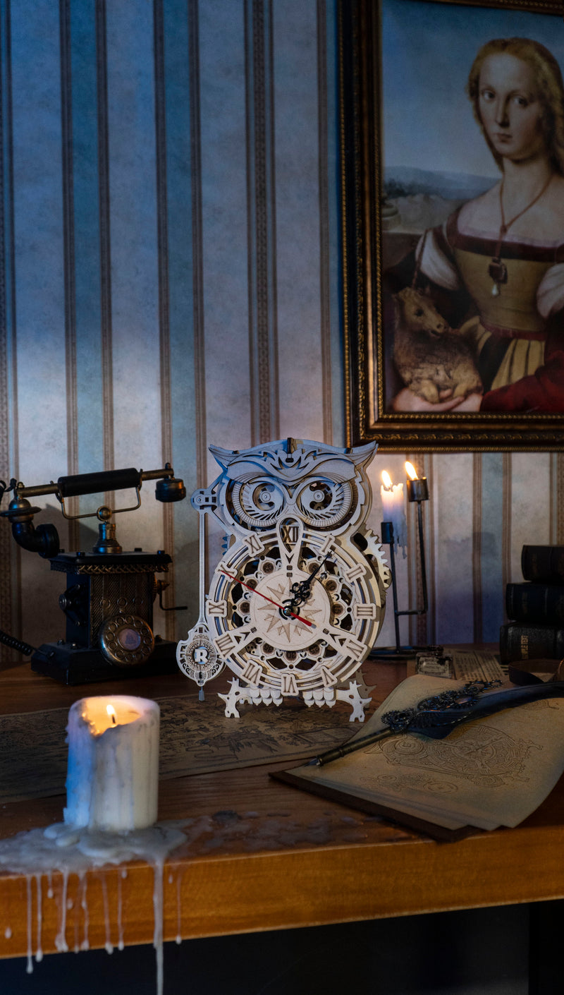 ROKR Mechanical Owl Clock & Timer - At Play Toys