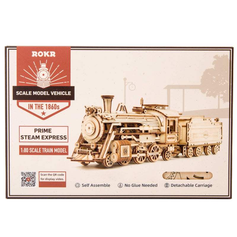 ROKR 1:80 Scale Prime Steam Express Train-ROKR-At Play Toys