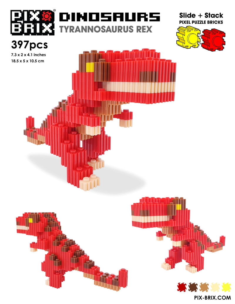 T-REX 8-bit Pixel Puzzle Kit - At Play Toys