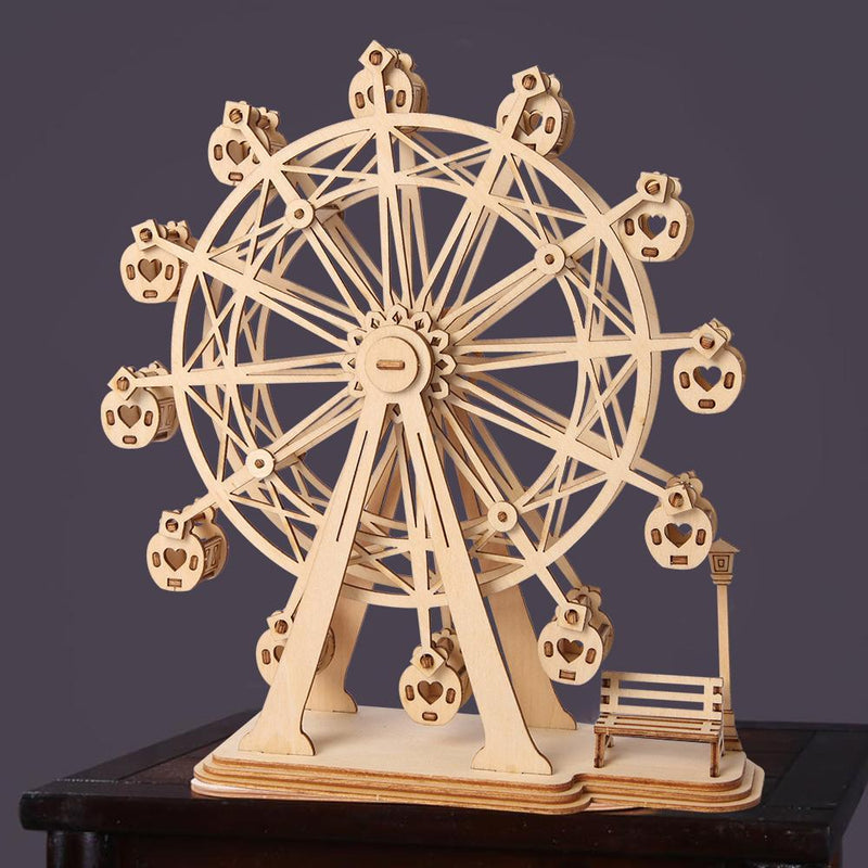Classic Ferris Wheel 3D Wood Puzzle-Rolife-At Play Toys