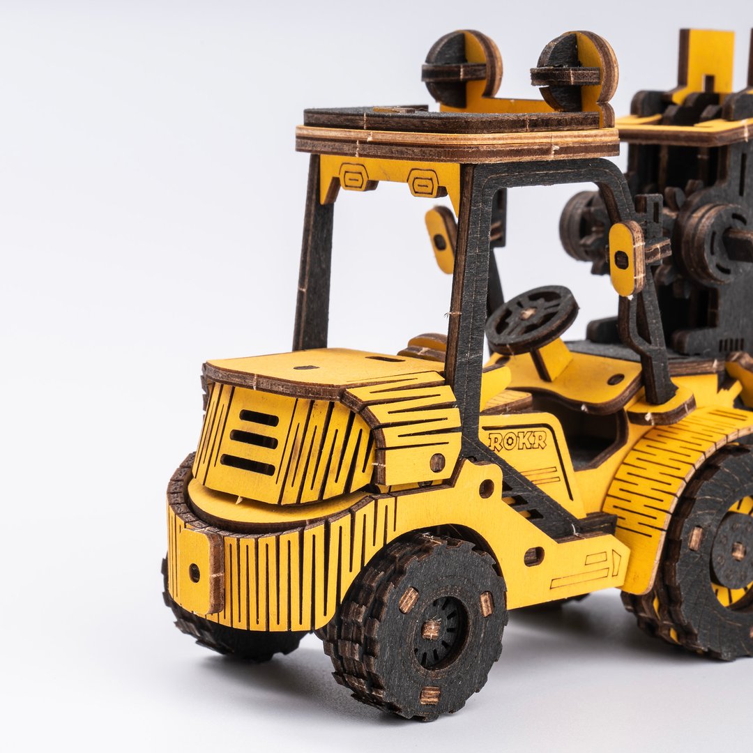 Forklift 3D Wood Puzzle - At Play Toys
