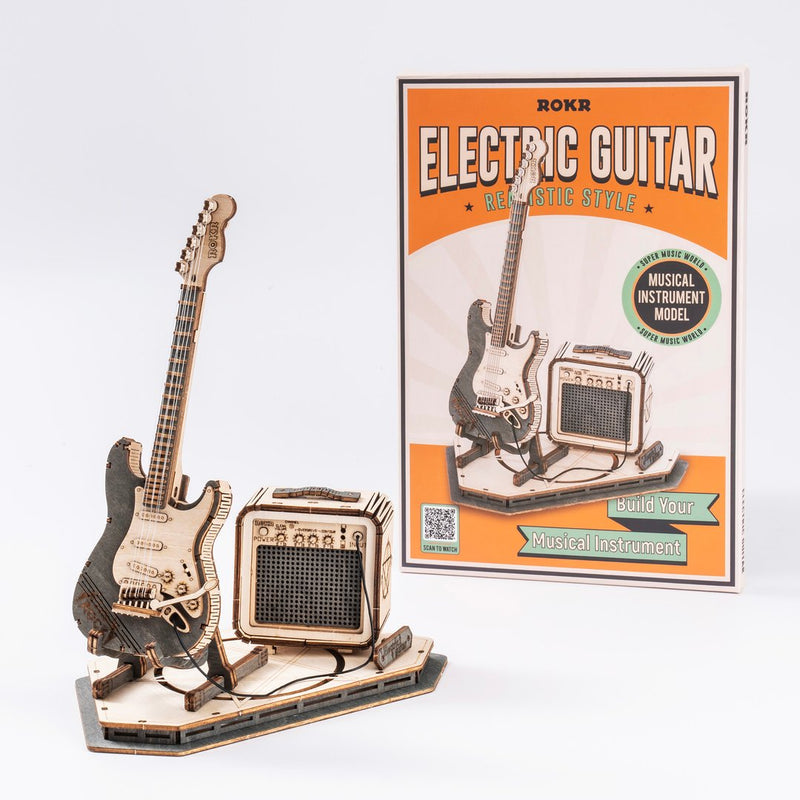 Electric Guitar 3D Wood Puzzle - At Play Toys