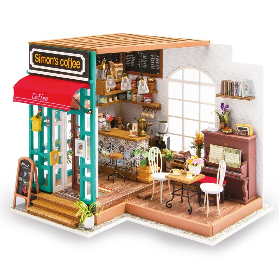Simon's Coffee Shop Diorama-Rolife-At Play Toys