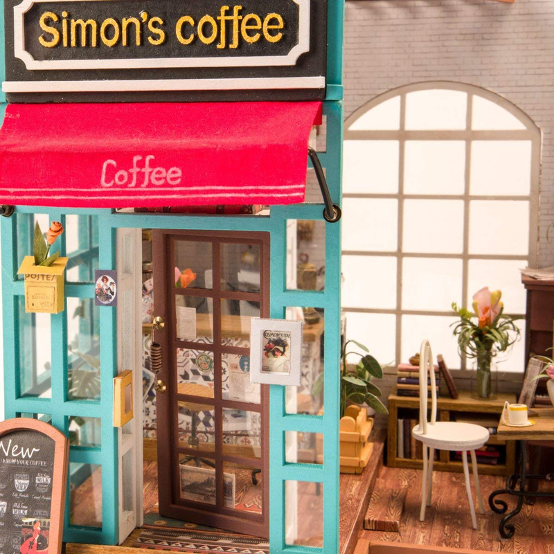 Simon's Coffee Shop Diorama-Rolife-At Play Toys